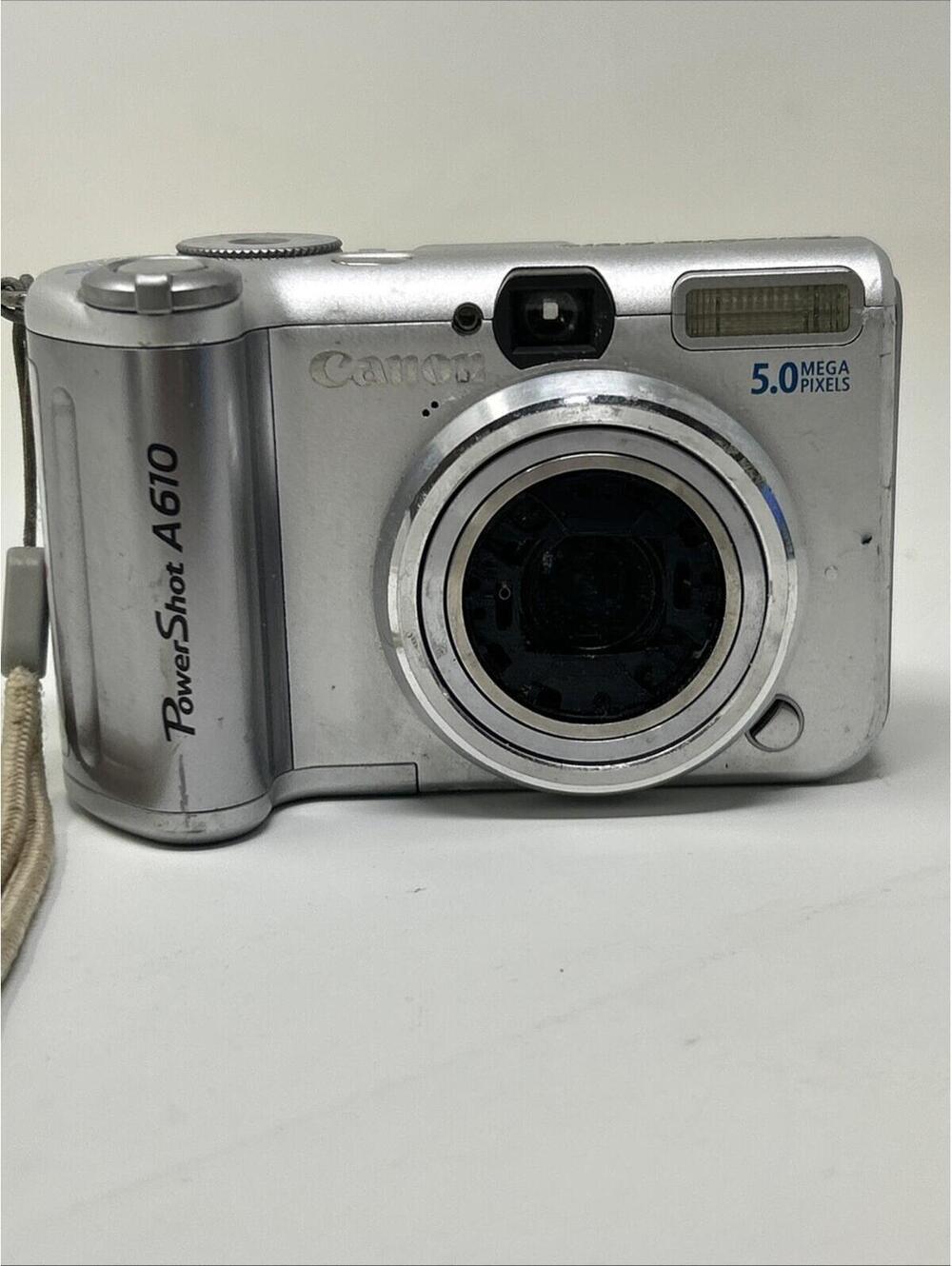 Parts or Repair Canon PowerShot A610 - Flip Screen 5.0MP Digital Camera DigiCam